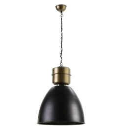 Suspension Métal Noir Et Doré Tokke D 46 X H 54 Cm