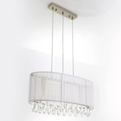 Suspension Tissu Blanc Nimalos