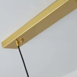 Suspension Verre Blanc Et Métal Doré Mifaso -OSRAM || Philips || Bosch Soldes suspension verre blanc et metal dore doremi 3327480054680 532659