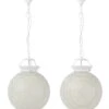 Suspension Verre Blanc Mosaïque Ekio - Lot De 2 -OSRAM || Philips || Bosch Soldes suspension verre blanc mosaique ekio lot de 2 5400924209605 1369020