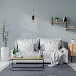 THE HOME DECO LIGHT Suspension LA12101 - Vintage - Noir Alu Cablé - Noir Et Blanc M8 -OSRAM || Philips || Bosch Soldes the home deco light suspension la12101 vintage noir alu cable noir et blanc m8 3664944080961 565906