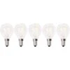 XQ-LITE Lot De 5 Ampoules LED Filament E14 Globe 2W équivalence 20W -OSRAM || Philips || Bosch Soldes xq lite lot de 5 ampoules led filament e14 globe 2w equivalence 20w 8711387276491 1416853