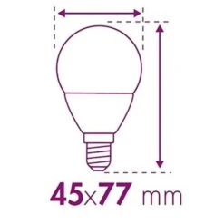 XQ-LITE Lot De 5 Ampoules LED Filament E14 Globe 2W équivalence 20W -OSRAM || Philips || Bosch Soldes xq lite lot de 5 ampoules led filament e14 globe 2w equivalence 20w 8711387276491 1416858